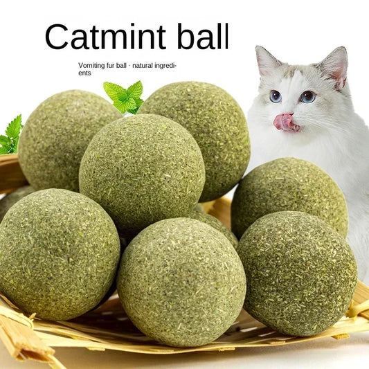 1 Mint Toys Edible Catnip Ball Safety Healthy Cat Catnip Cats Home